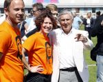 Amsterdam 13 mei 2016
Sportdag van de Johan Cruijff foundation in het olymoisch stadion met oa Johnny Heitinga Dennis Bergkamp Peter Heerschop Vigo Waas Sjaak Swart Kenneth Perez Evelyne de Bruin en Raoul Heertje.