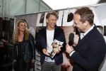 Amsterdam 18 april 2016 
Presentatie Linda man met Waldemar Torenstra op de cover. De presentatie is op het dakterras van de Bijenkorf.  hoofdredacteur LINDA, Jildou van der Bijl en hoofdredacteur LINDA man Iebele van der Meulen tijdens de lancering van LINDA.man