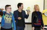 Amsterdam 8 mei 2017   
Victor Mids presengteert de nederlandse stemmencast van verschrikkelijke ikke 3 in de bijlmerbajes. De stemmen worden gedaan door Carlo Boszhard Jelle Stout Pip Pellens en Trudy Labij. Annette de Vries met Victor Mids