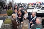 Sneek, 8 April 2017 Doop Linssen boot met Sandra Reineman, Rudy Reineman en Nely Reineman