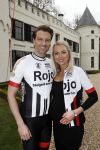 Nijkerk 14 april 2017
Presentatie sterren wielrennersteam  van jeroen Mantel. Bas Muijs met zijn zwangere vriendin Sabine Vas Nunes