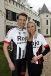Nijkerk 14 april 2017
Presentatie sterren wielrennersteam  van jeroen Mantel. Bas Muijs met zijn zwangere vriendin Sabine Vas Nunes