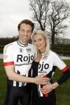 Nijkerk 14 april 2017
Presentatie sterren wielrennersteam  van jeroen Mantel. Bas Muijs met zijn zwangere vriendin Sabine Vas Nunes