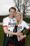 Nijkerk 14 april 2017
Presentatie sterren wielrennersteam  van jeroen Mantel. Bas Muijs met zijn zwangere vriendin Sabine Vas Nunes