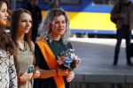 Tilburg 27 april 2017
Koningsdag in Tilburg. 
Bloemen denim 013 voor Koningin
