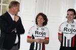 Nijkerk 14 april 2017
Presentatie sterren wielrennersteam  van jeroen Mantel. Bob de Jong en Evelien de Bruijn