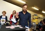 Amsterdam 8 mei 2017   
Victor Mids presengteert de nederlandse stemmencast van verschrikkelijke ikke 3 in de bijlmerbajes. De stemmen worden gedaan door Carlo Boszhard Jelle Stout Pip Pellens en Trudy Labij