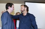 Amsterdam 8 mei 2017   
Victor Mids presengteert de nederlandse stemmencast van verschrikkelijke ikke 3 in de bijlmerbajes. De stemmen worden gedaan door Carlo Boszhard Jelle Stout Pip Pellens en Trudy Labij