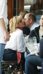 Amsterdam 10 april 2017
Connie Breukehoven met Eugene v Dun op terras.