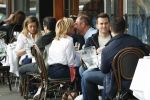 Amsterdam 10 april 2017
Connie Breukehoven met Eugene v Dun op terras.