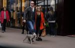 Amsterdam 29 april 2017
Connie Witteman met vriend Eugene v Dun met hun hond op de pc hooftstraat