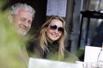 Amsterdam 11april 2017
Cynthia Abma op terras met Mark Teurlings