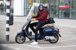 Amsterdam 13 april 2017 
Daniel de Ridder op zijn vespa scooter