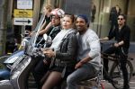 Amsterdam 12 mei 2017  
Edwin Jonker met vriendin op vespa scooter