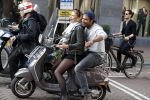 Amsterdam 12 mei 2017  
Edwin Jonker met vriendin op vespa scooter