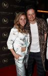 Amsterdam 5 april 2017
Presentatie / feestje van Magnum ijs in het conservatorium hotel. Iedereen kwam in Pyama.
Ellen Hoog met aanstaande man Kelvin de Lang