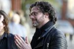 Amsterdam 9 mei 2017
De Jakhalzen Erik Dijkstra en Frank Evenblij tijdens opnames voor hun programma