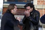 Amsterdam 9 mei 2017
De Jakhalzen Erik Dijkstra en Frank Evenblij tijdens opnames voor hun programma
