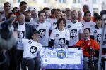 Amsterdam 25 april 2017
Huis Igone de JonghJohan Cruijff run van 14 km vanuit Olympisch stadon naar Arena. Johan Cruijff zou vandaag 70 geworden zijn. oa Estelle Cruijff Johnny Heitinga Sjaak Swart Erben Wennemars deden mee. Evelyne de Bruijn