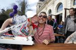 Amsterdam 8 april 2017 
Og3ne en andere deelnemers aan het songfestival in vondelpark CS . Francesco Gabbani