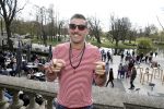 Amsterdam 8 april 2017 
Og3ne en andere deelnemers aan het songfestival in vondelpark CS . Francesco Gabbani