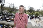Amsterdam 8 april 2017 
Og3ne en andere deelnemers aan het songfestival in vondelpark CS . Francesco Gabbani