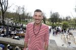 Amsterdam 8 april 2017 
Og3ne en andere deelnemers aan het songfestival in vondelpark CS . Francesco Gabbani