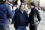 Amsterdam 9 mei 2017
De Jakhalzen Erik Dijkstra en Frank Evenblij tijdens opnames voor hun programma