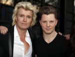 Hilversum 7 mei 2017
Hans Klok met zijn assistentes en zijn nieuwe vriend