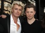 Hilversum 7 mei 2017
Hans Klok met zijn assistentes en zijn nieuwe vriend