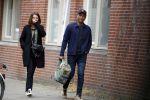 Amsterdam 12 april 2017
Humberto Tan met zijn vrouw Ineke op straat in amsterdam zuid
