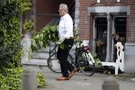 Amsterdam 11 mei 2017 
Jeroen Krabbe als tuinman voor zijn huis