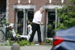 Amsterdam 11 mei 2017 
Jeroen Krabbe als tuinman voor zijn huis