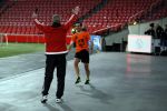 Amsterdam 25 april 2017
Huis Igone de JonghJohan Cruijff run van 14 km vanuit Olympisch stadon naar Arena. Johan Cruijff zou vandaag 70 geworden zijn. oa Estelle Cruijff Johnny Heitinga Sjaak Swart Erben Wennemars deden mee