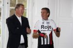 Nijkerk 14 april 2017
Presentatie sterren wielrennersteam  van jeroen Mantel. Johan v d Velde en Eric Breukink