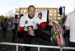 Amsterdam 25 april 2017
Huis Igone de JonghJohan Cruijff run van 14 km vanuit Olympisch stadon naar Arena. Johan Cruijff zou vandaag 70 geworden zijn. oa Estelle Cruijff Johnny Heitinga Sjaak Swart Erben Wennemars deden mee
