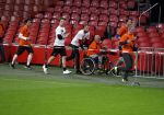 Amsterdam 25 april 2017
Huis Igone de JonghJohan Cruijff run van 14 km vanuit Olympisch stadon naar Arena. Johan Cruijff zou vandaag 70 geworden zijn. oa Estelle Cruijff Johnny Heitinga Sjaak Swart Erben Wennemars deden mee