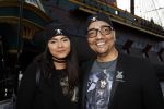 Amsterdam 22 mei 2017 
Premiere pirates off the carabien in het scheepvaartmuseum. Jorgen Raymann met zijn dochter