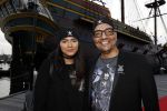 Amsterdam 22 mei 2017 
Premiere pirates off the carabien in het scheepvaartmuseum. Jorgen Raymann met zijn dochter
