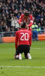 Eindhoven,23 April 2017 PSV-AJAX Seizoen 2016/2017, eindstand 1-0
Joshua Brenet probeert in de laatste minuut de stand nog op 2-0 te brengen. Helaas.......