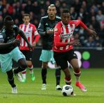 Eindhoven,23 April 2017 PSV-AJAX Seizoen 2016/2017, eindstand 1-0
Joshua Brenet