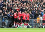 Eindhoven,23 April 2017 PSV-AJAX Seizoen 2016/2017, eindstand 1-0
Blijdschap bij Jurgen Locadia na een mooie vrije trap waardoor de stand op 1-0 komt