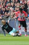 Eindhoven,23 April 2017 PSV-AJAX Seizoen 2016/2017, eindstand 1-0
Jurgen Locadia