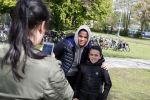 Amsterdam 17 april 2017
Justin Kluivert gaat met een fan op de foto