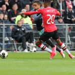 Eindhoven,23 April 2017 PSV-AJAX Seizoen 2016/2017, eindstand 1-0
Justin Kluivert