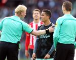 Eindhoven,23 April 2017 PSV-AJAX Seizoen 2016/2017, eindstand 1-0
Justin Kluivert