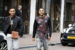 Amsterdam 12 mei 2017
Kenny Tete met een vriend op de pc hooftstraat