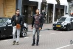 Amsterdam 12 mei 2017
Kenny Tete met een vriend op de pc hooftstraat