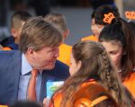 Veghel, 21 April 2017
Koningsspelen bij basisschool De Vijfmaster met Koningin Maxima en Koning Willem Alexander en Richard Krajicek
