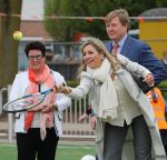 Veghel, 21 April 2017
Koningsspelen bij basisschool De Vijfmaster met Koningin Maxima en Koning Willem Alexander en Richard Krajicek